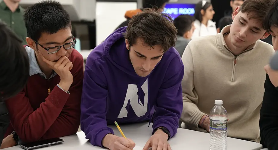 students in the museum