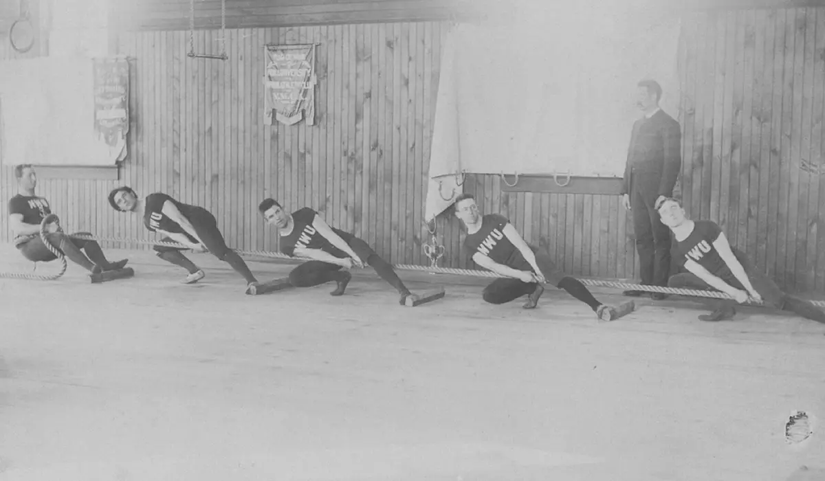 Tug of war team