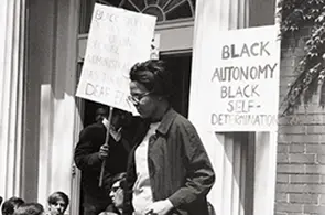Protest on campus