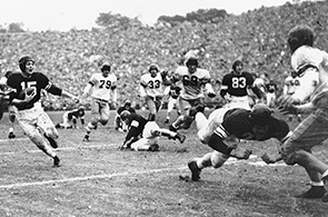 Action shot from rose bowl